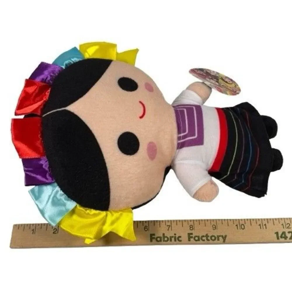 Mexico Lindo Girl Plush Stuffed Doll Bright Colorful 2016 New with Tags